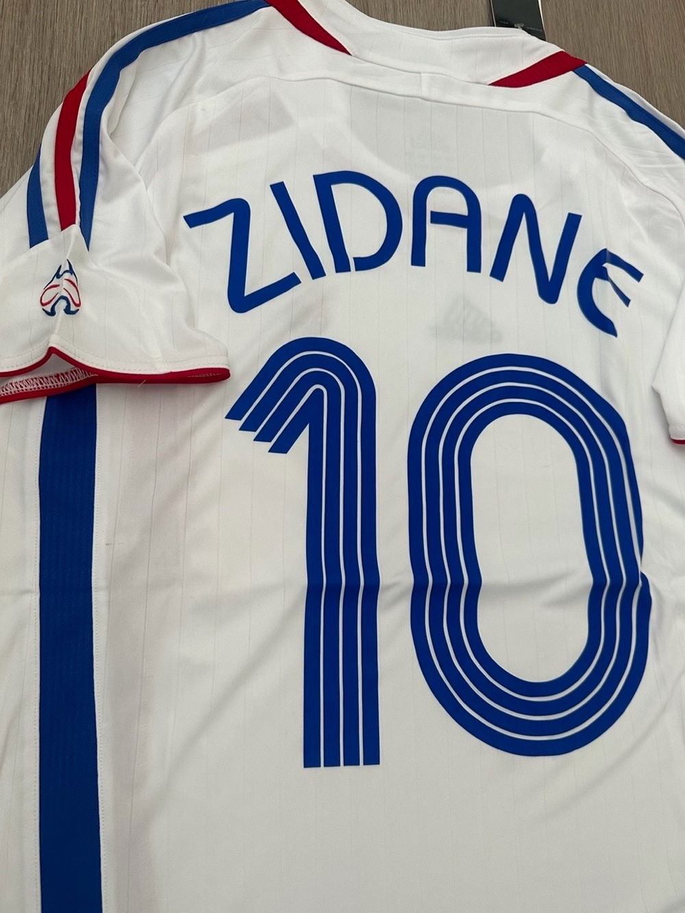 France Zinedine Zidane Retro Soccer Jersey white FWC 2006 Final Shirt Men